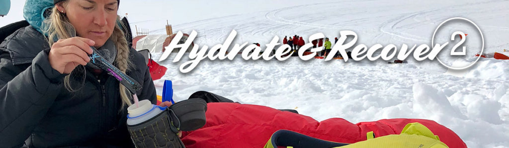 Wilderness Athlete Hydrate & Recover climbing mountain