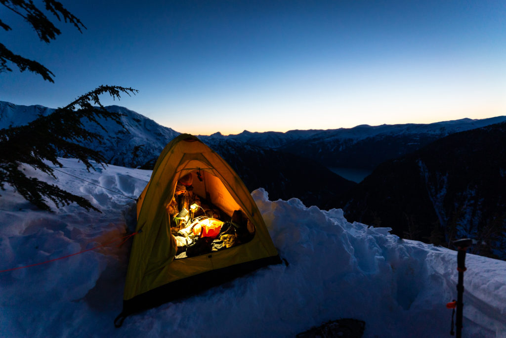 Backcountry sleep tent